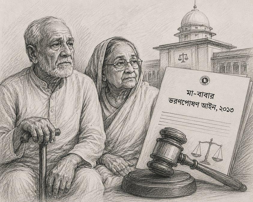 কী আছে পিতা–মাতার ভরণপোষণ আইনে