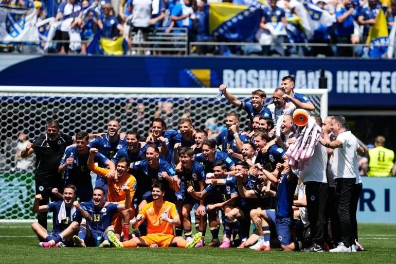 Bosnia beat Qatar to reach World Cup knockout stages for first time | Sports