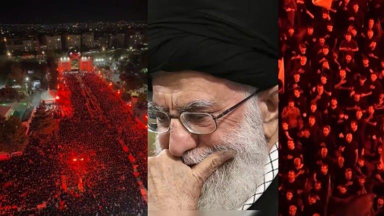 Thousands of Iranians attend Ashura ceremonies after war | International