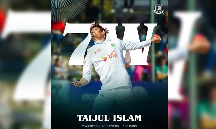 Taijul claims 7-for to bowl Zimbabwe out for 410 | Sports