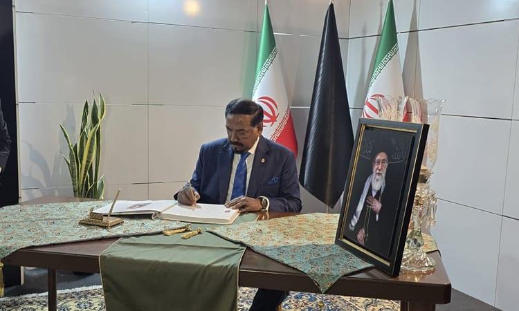 Speaker pays tribute at state funeral of Iran’s late Supreme Leader | News Flash