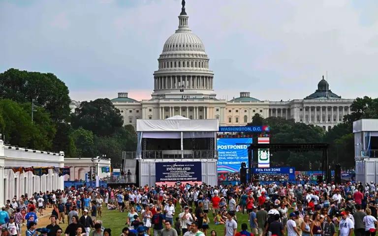 Severe weather disrupts Trump's America 250 celebration | International