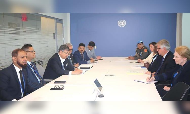 Salahuddin seeks enhanced UN peacekeeping deployment support | News