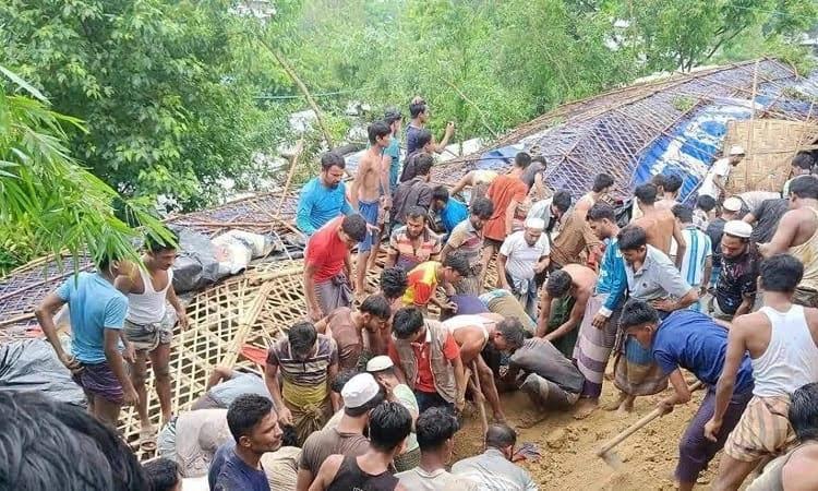 Death toll from Rohingya camp landslide stands to five | Others