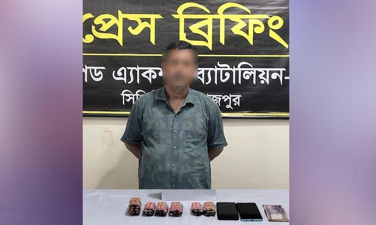 Man held with 600 pieces of Tapentadol tablets in Dinajpur | District