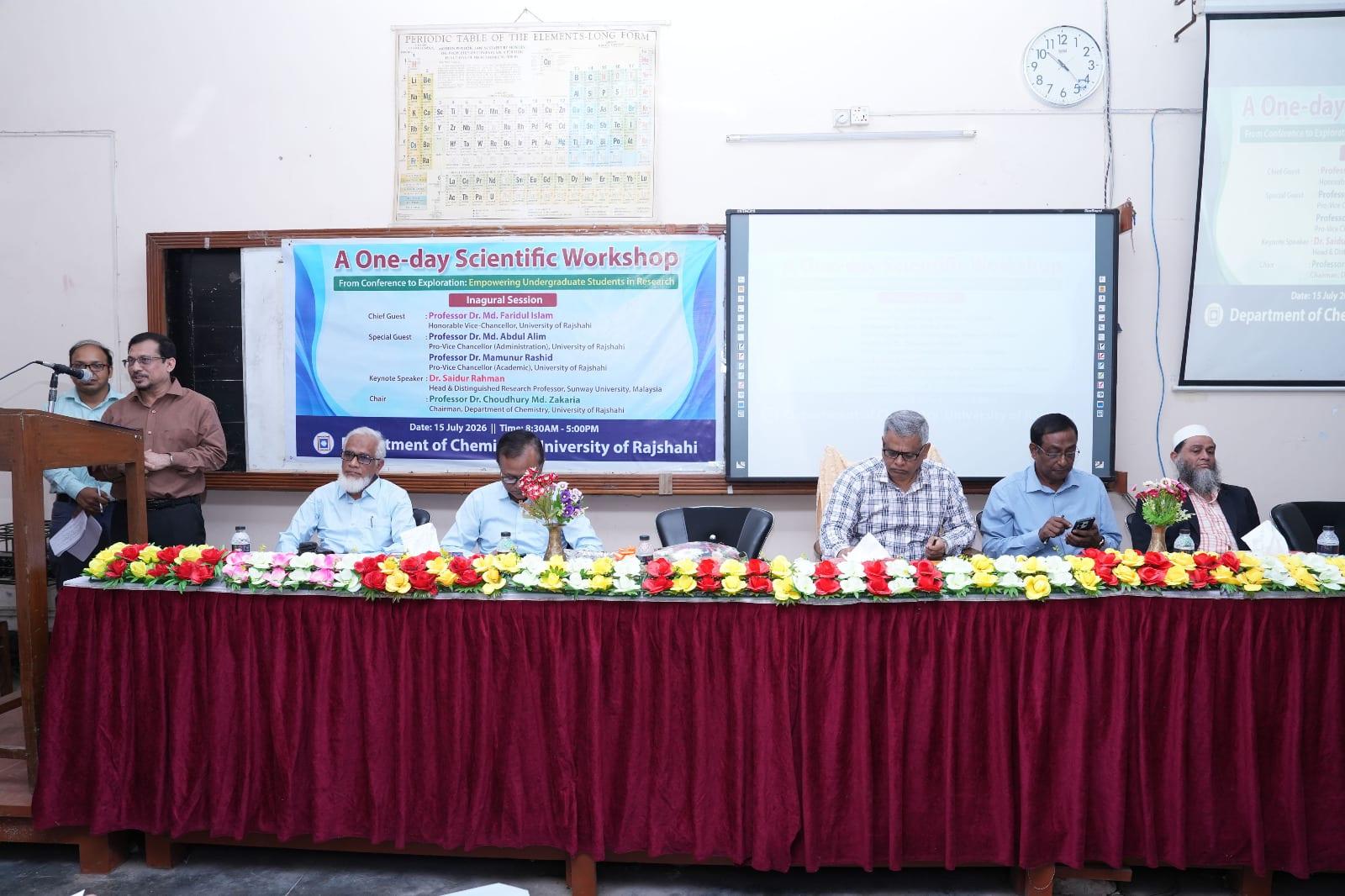 Scientific workshop held at RU Chemistry Department | Education News