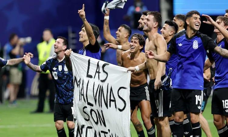After Cup win, Argentina airs complaint over English ship near Falklands | Sports