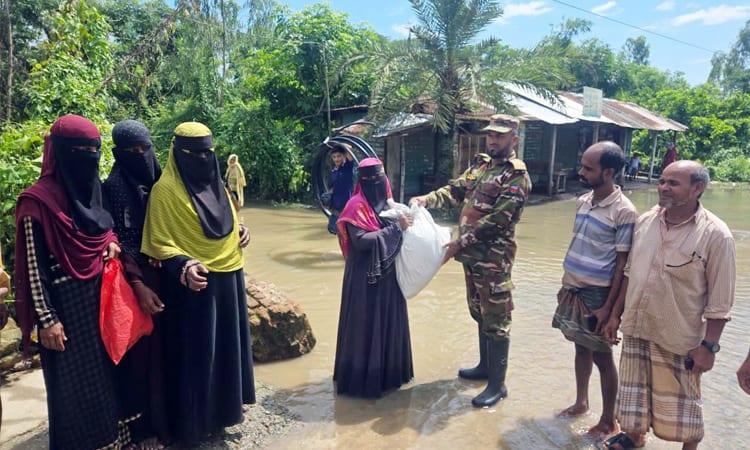 Army continues humanitarian assistance in flood-hit areas of Chattogram | Others