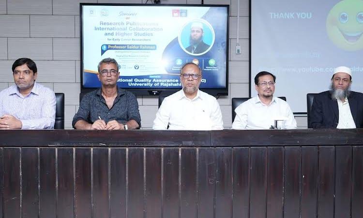 Seminar held at RU on research publication, higher education | News