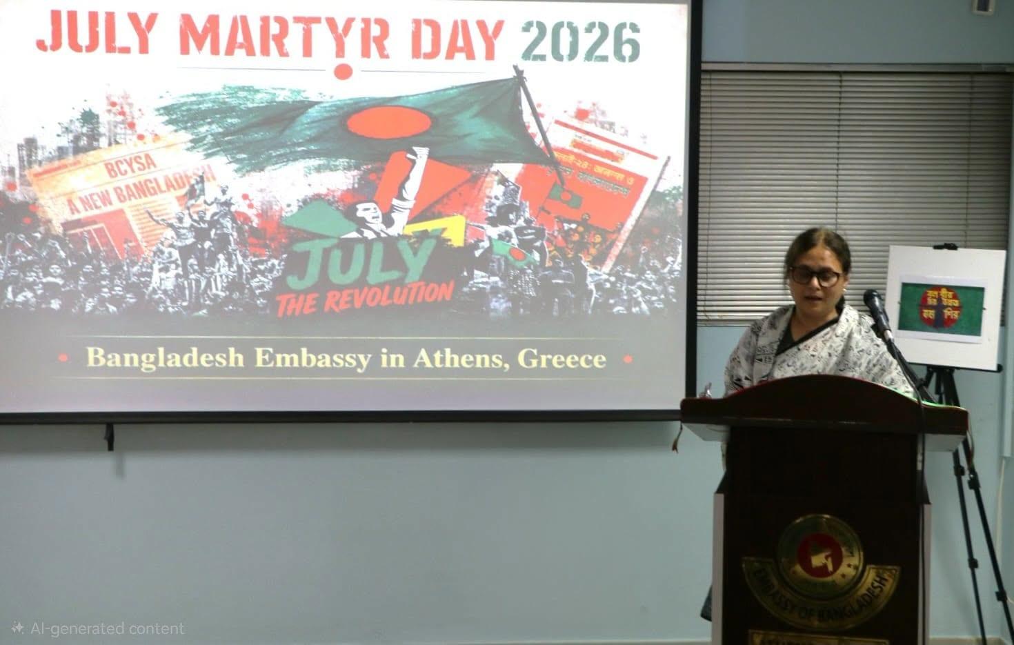 July Martyrs' Day observed in Athens | News