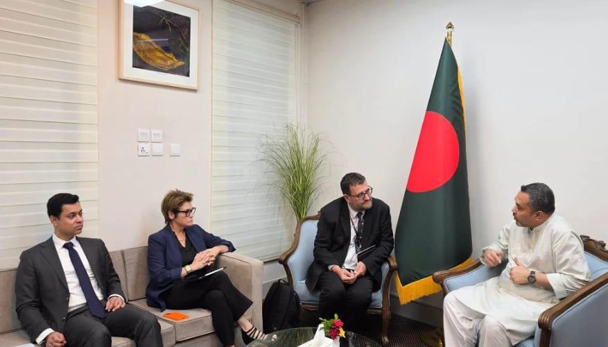 WB division director Jean Pesme meets Mahdi Amin | News