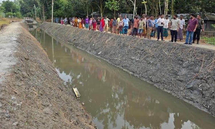 Gaibandha canal re-excavation project returns surplus Tk over 41 lakh to state treasury | District