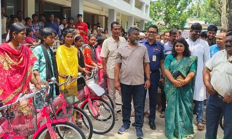 Educational scholarships distributed among indigenous community in Naogaon | District