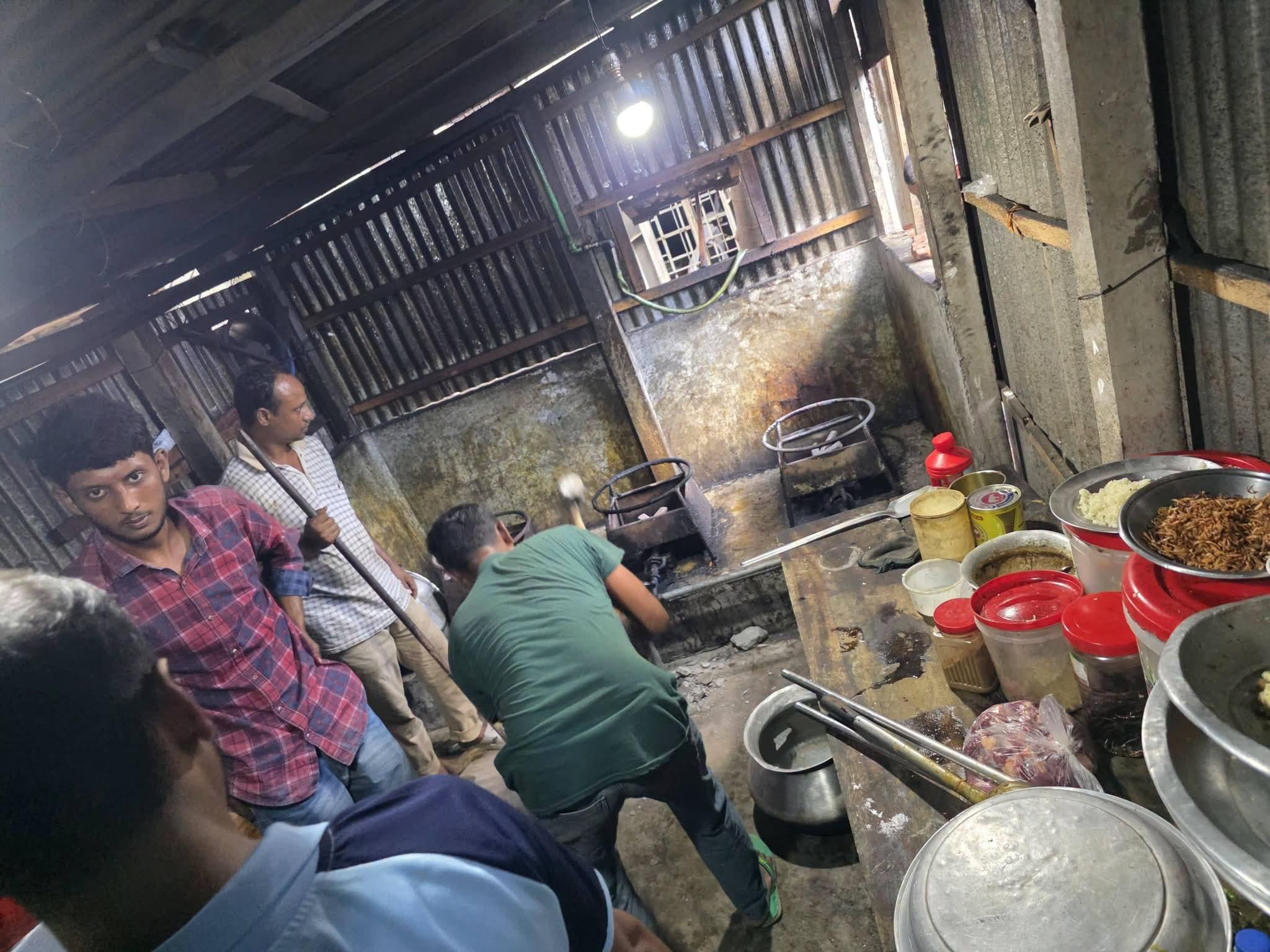 Illegal gas connection cutoff in Narshingdi | District