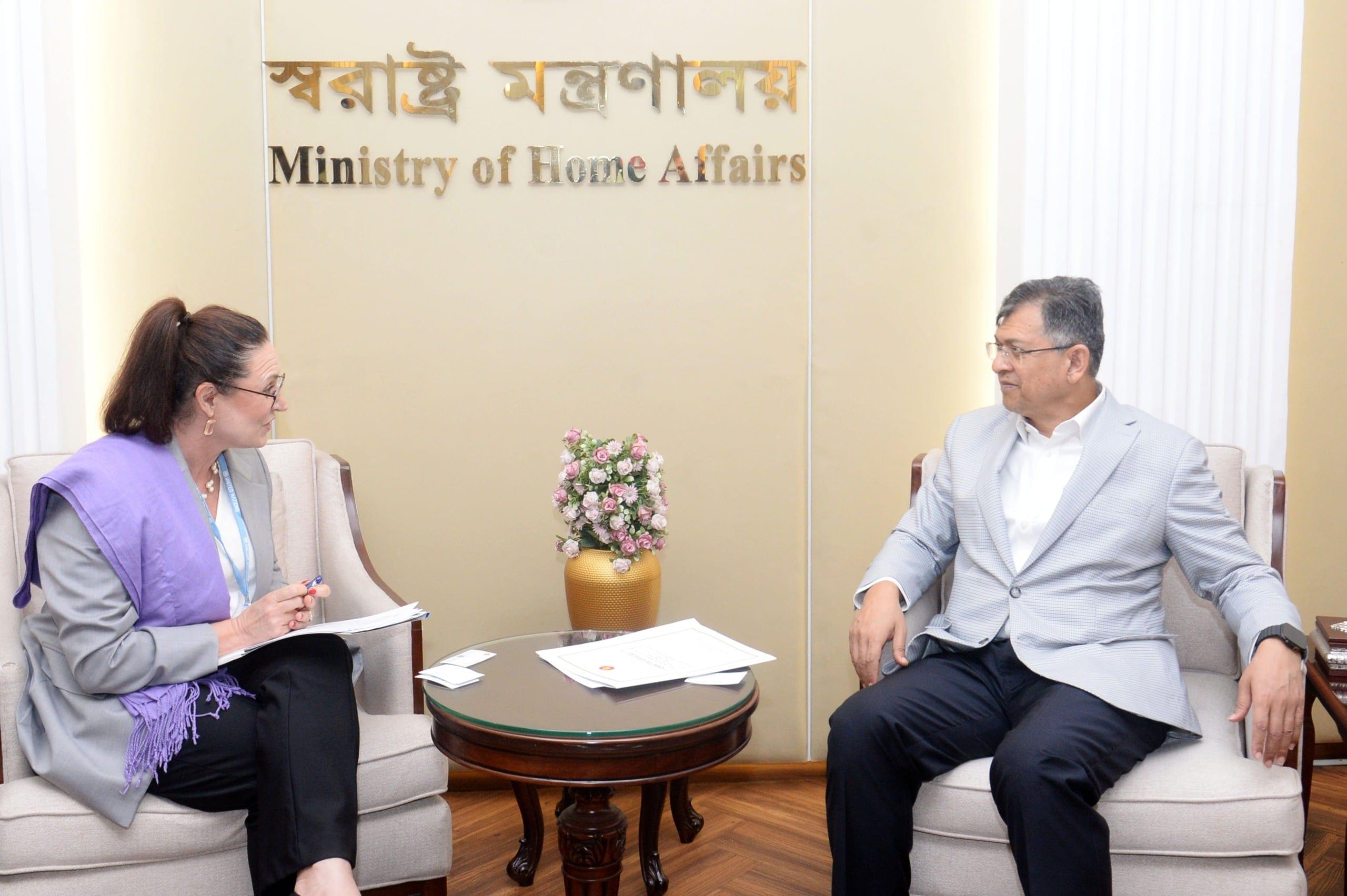 Human trafficking prevention tops Home Minister's talks with IOM chief | News