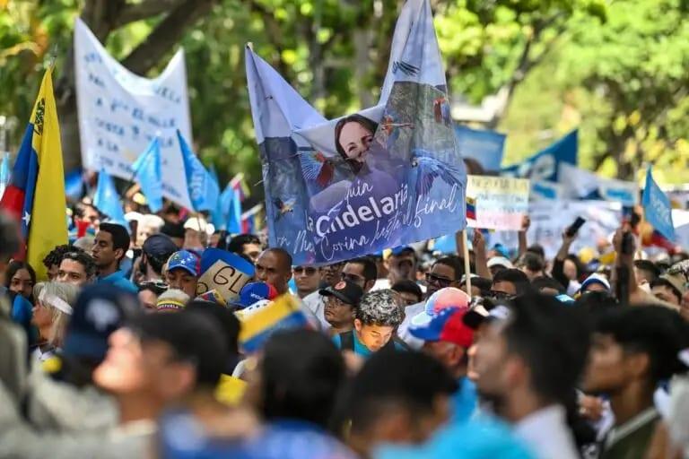 Venezuela's political camps protest ahead of transition talks | International