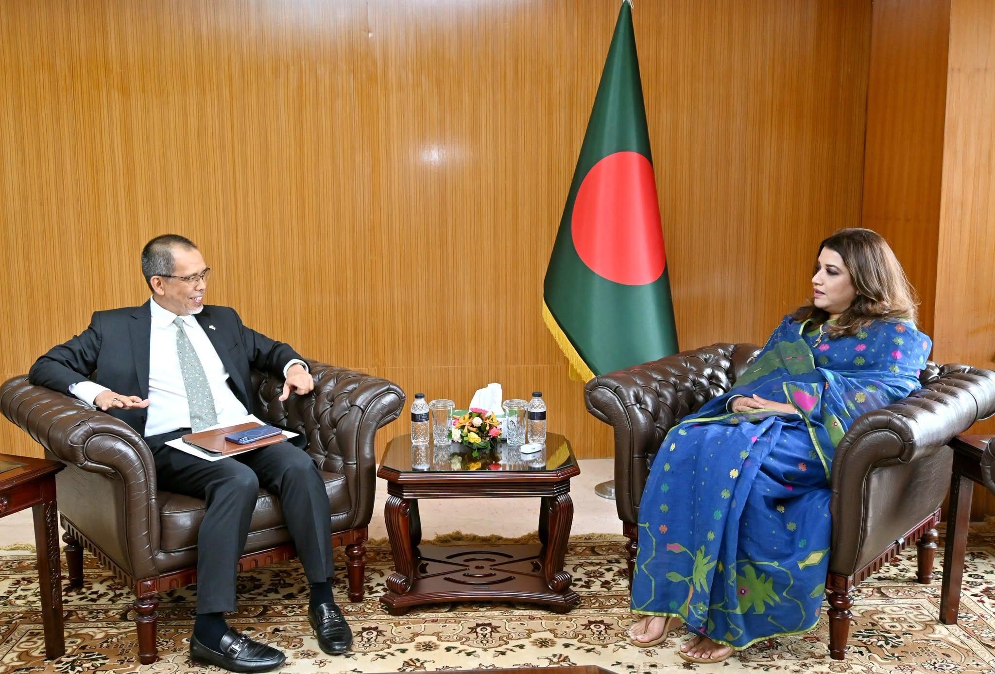 Shama seeks more jobs for Bangladesh workers in Brunei | News