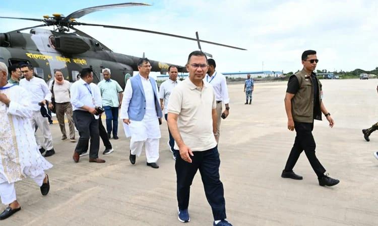 PM arrives in Maheshkhali to inspect deep-sea port, meet flood victims | News Flash
