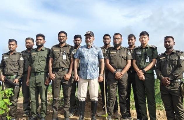 Faridul plants saplings in Teknaf reserved forest | Others