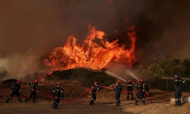 Greece battles new fire near Athens driven by winds | International