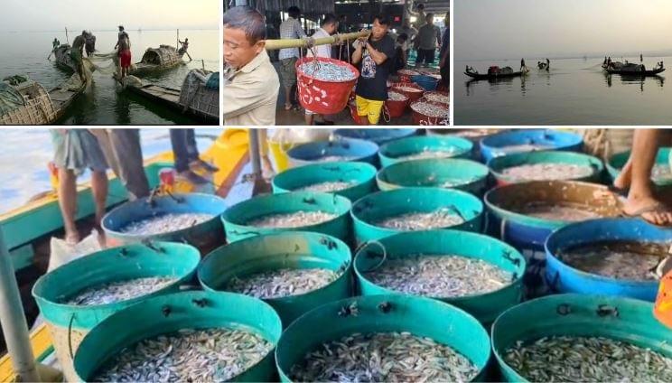 Tk 42 lakh revenue collected on first day of Kaptai Lake fishing | District