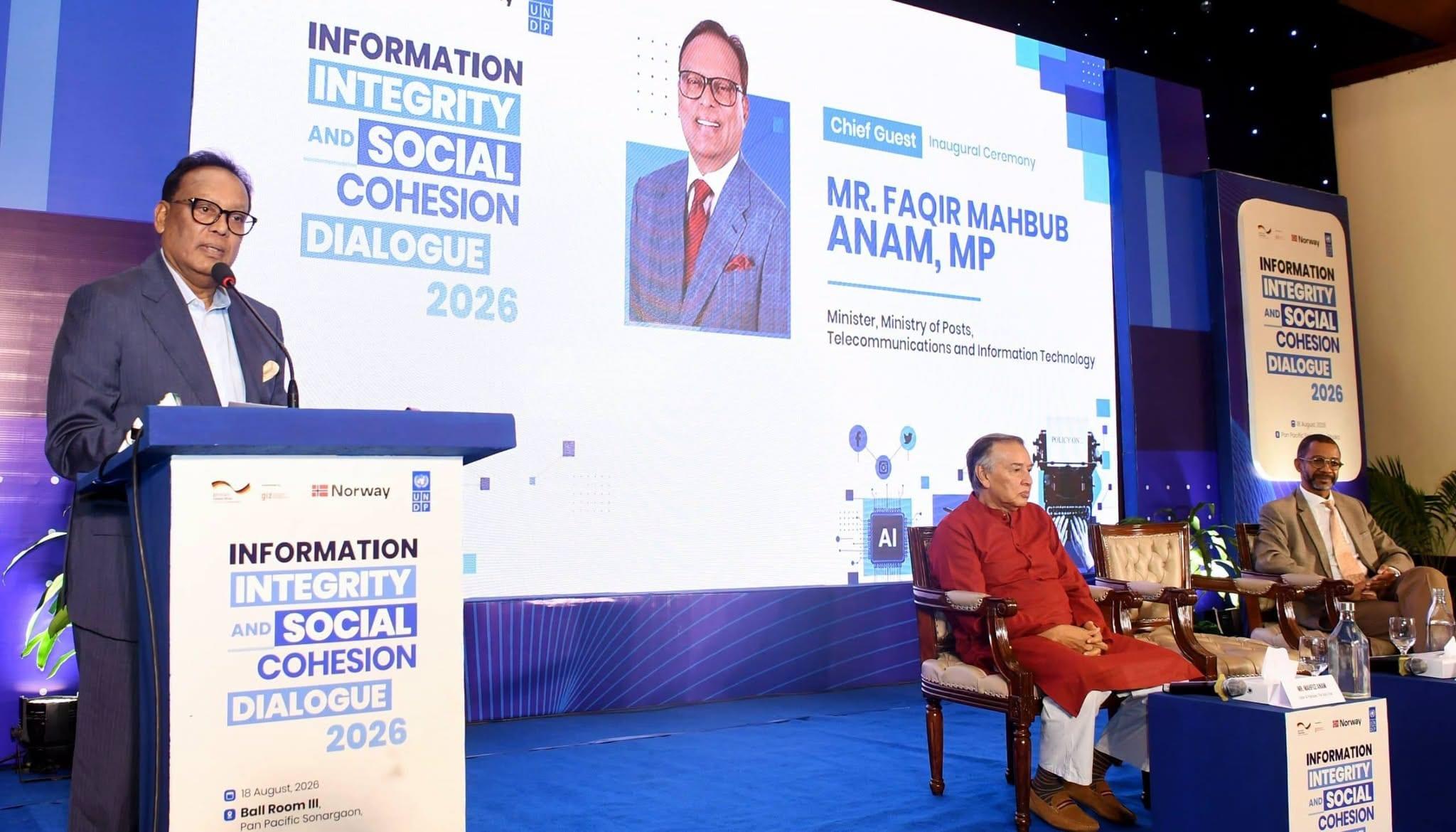 Trustable digital society requires information integrity: minister | News