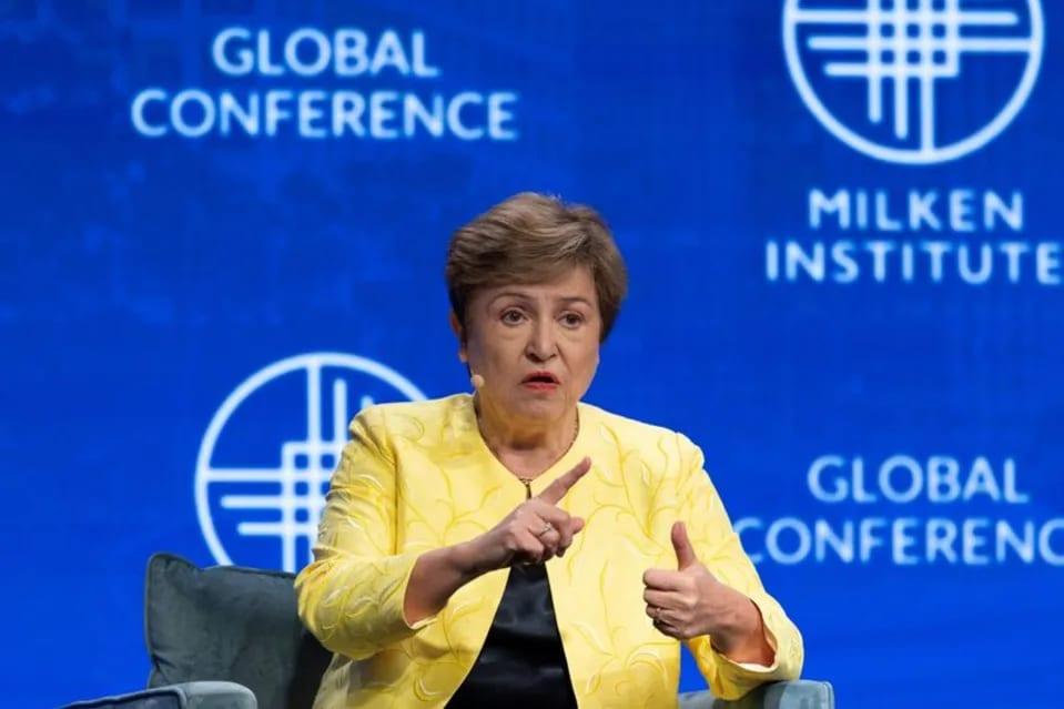 Global economy 'storm-tossed' between crises and AI opportunity: IMF chief | Business
