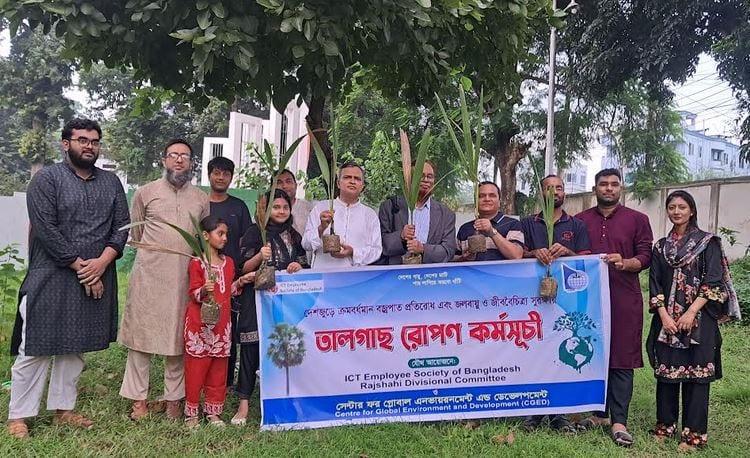 Palm seedlings planted at RUET to prevent lightning strikes | District
