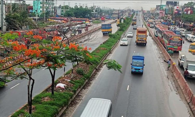 Traffic flow becomes normal on Dhaka-Chattogram highway after repair works | Others