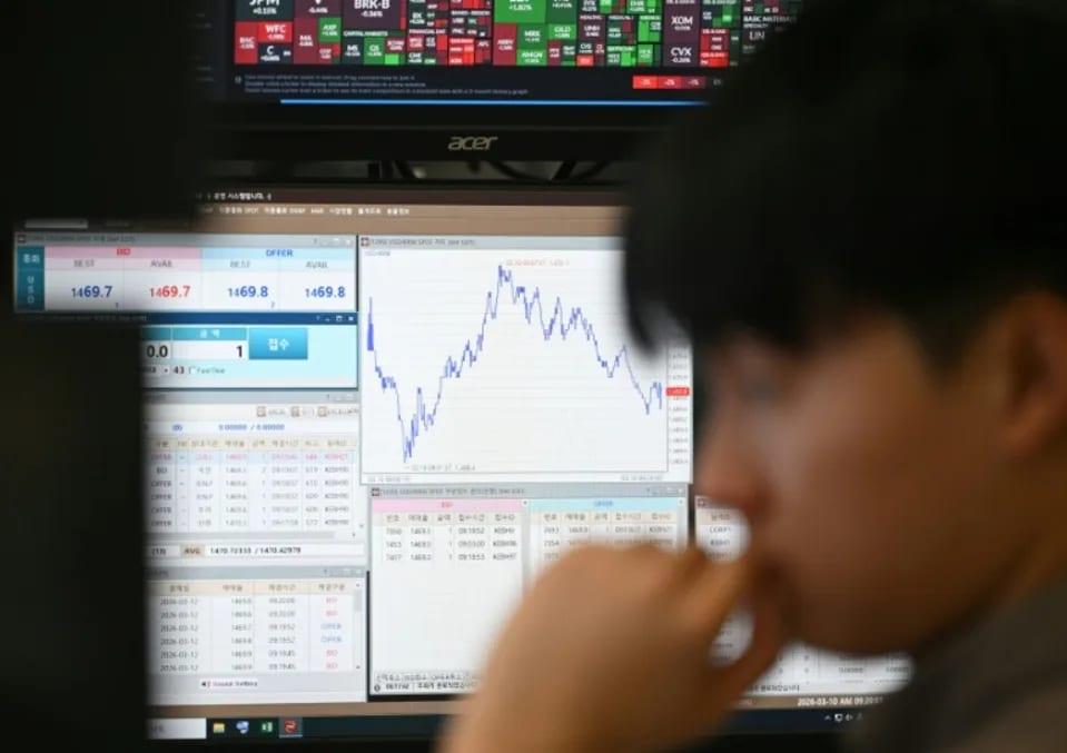 Stocks drop as Warsh fans US rate hike bets, crude up on US-Iran strikes | Business