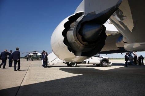 Trump's Qatari Air Force One delayed after evacuation slide deployed | International