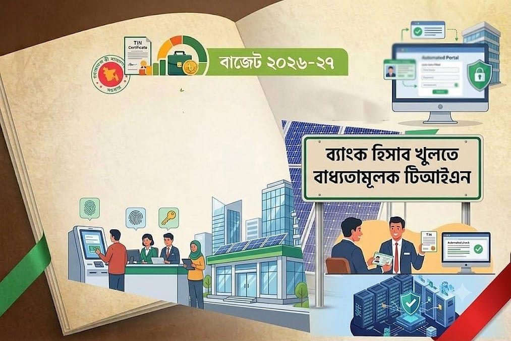 ব্যাংক হিসাব খুলতে টিআইএন বাধ্যতামূলক