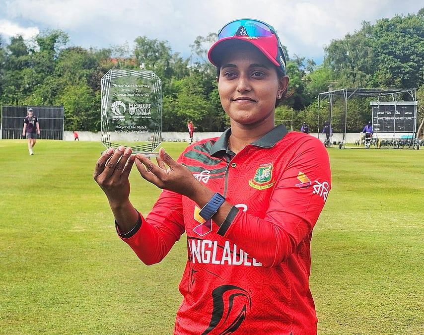 ত্রিদেশীয় সিরিজে প্রথম জয় বাংলাদেশের মেয়েদের