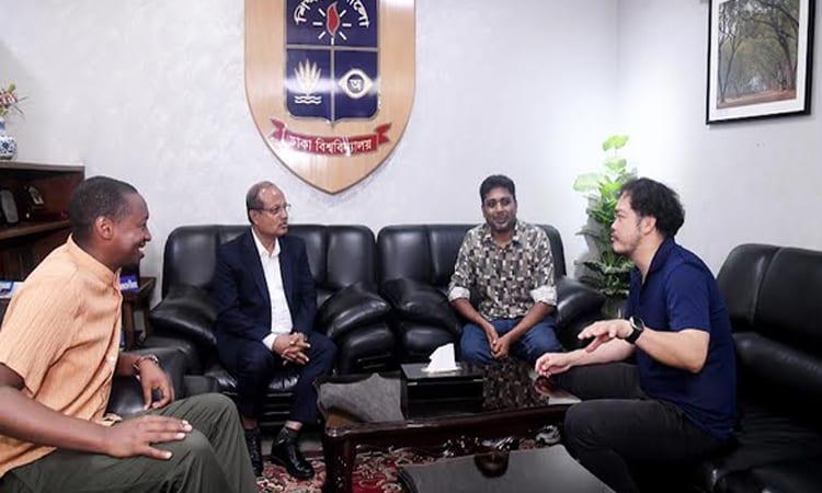 ঢাবি উপাচার্যের সঙ্গে হিরোশিমা বিশ্ববিদ্যালয়ের প্রতিনিধিদলের সাক্ষাৎ | জাতীয়