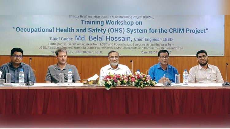 LGED's CRIMP Project organizes workshop on preparation of occupational health | Others