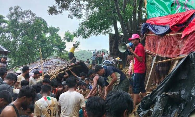 Eight killed in landslide at Rohingya camp in Ukhiya | District