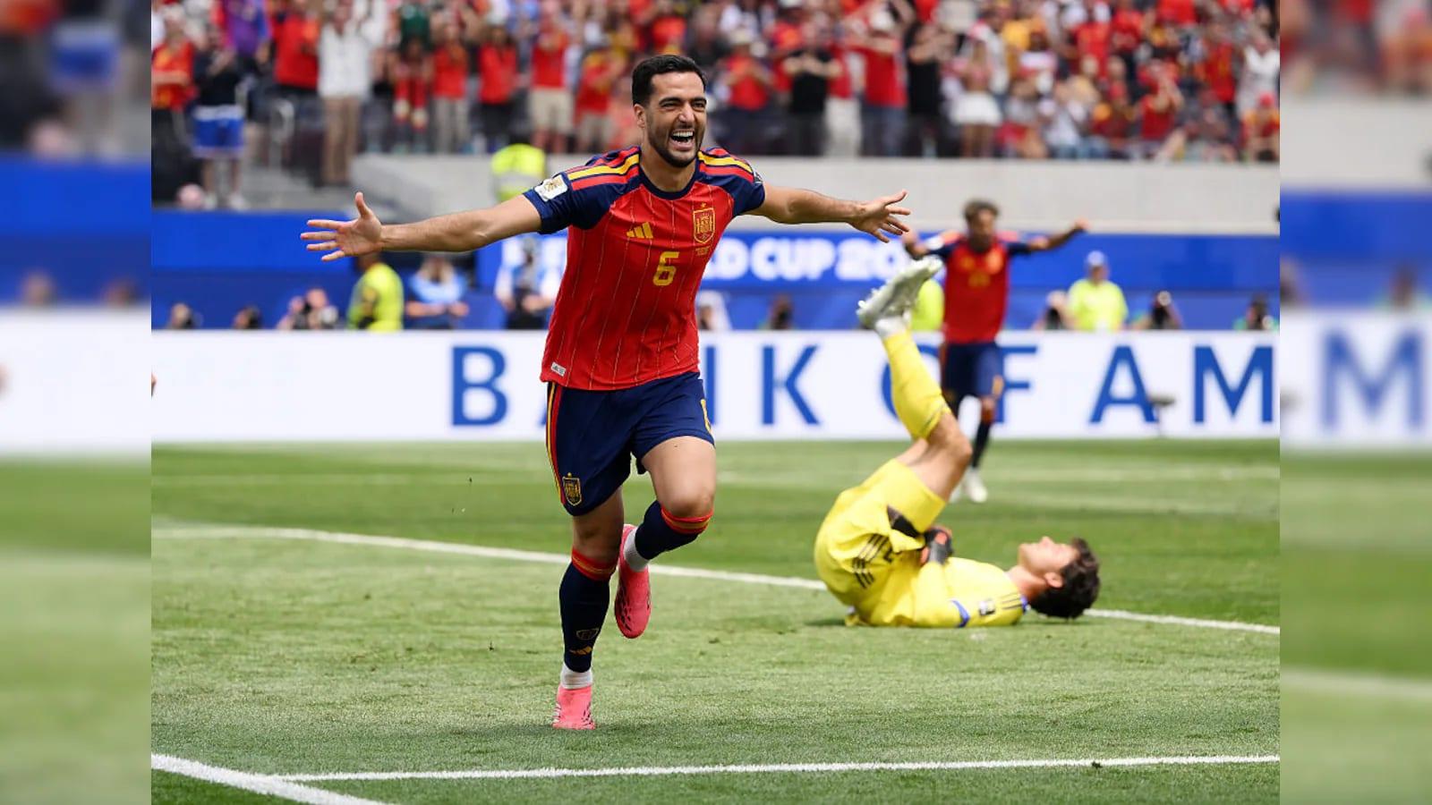 Spain's Merino living 'wildest dreams' with late World Cup winners | Sports