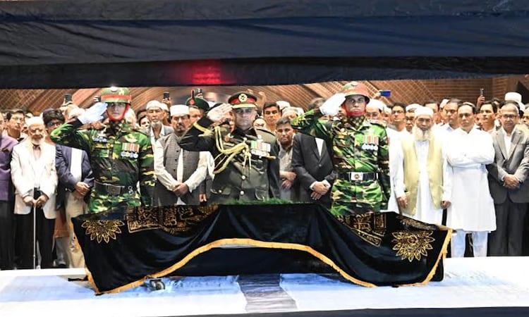 President's military secretary pays tribute to former Acting President Barrister Jamiruddin Sircar | News