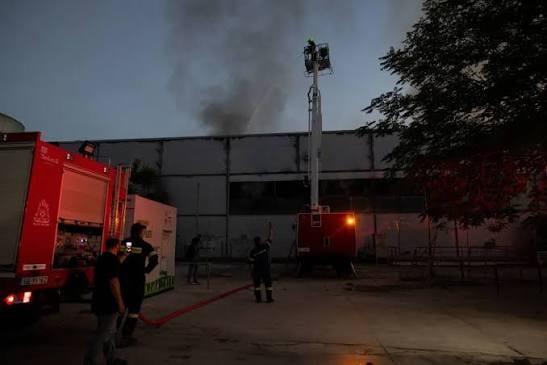 Former Athens Olympic hall gutted by fire | Sports