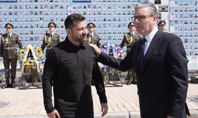 Zelensky awards UK's Starmer Ukrainian 'Order of Freedom' on farewell trip | International