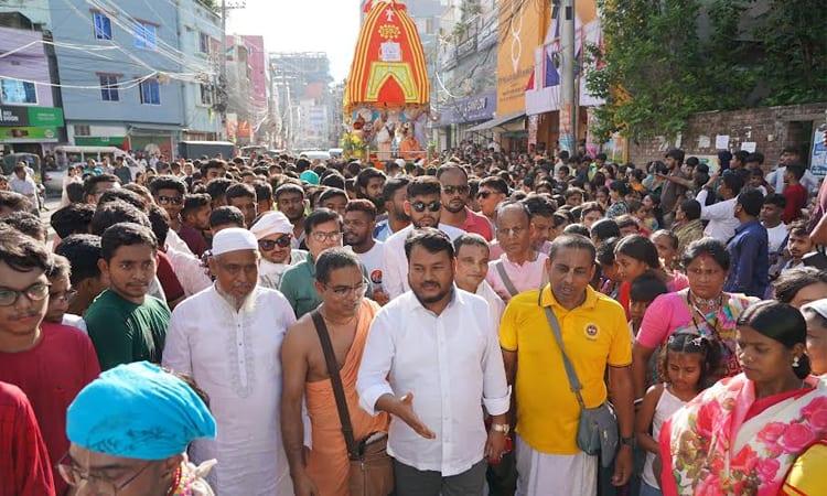 Traditional Rath Yatra festival begins in Rajshahi | District