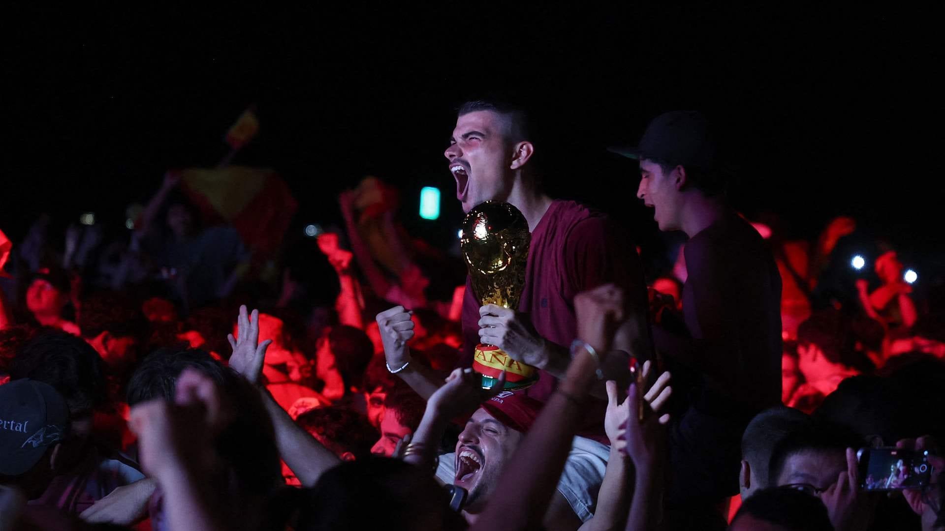 Madrid erupts in cheers and honking horns after Spain win | News