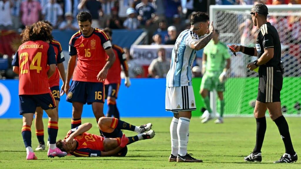Enzo Fernandez joins World Cup final red card hall of shame | Sports