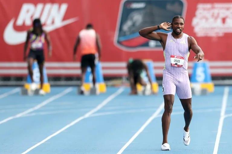 Lyles wins US 100m title in world-leading 9.79sec | Sports
