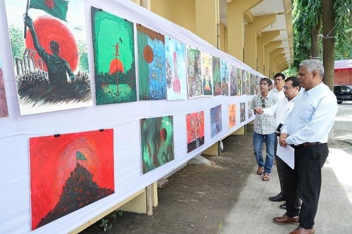 Art exhibition on July mass uprising begins at RU | News