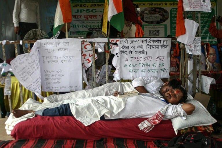 Indian students step up exam protests in Jharkhand | International