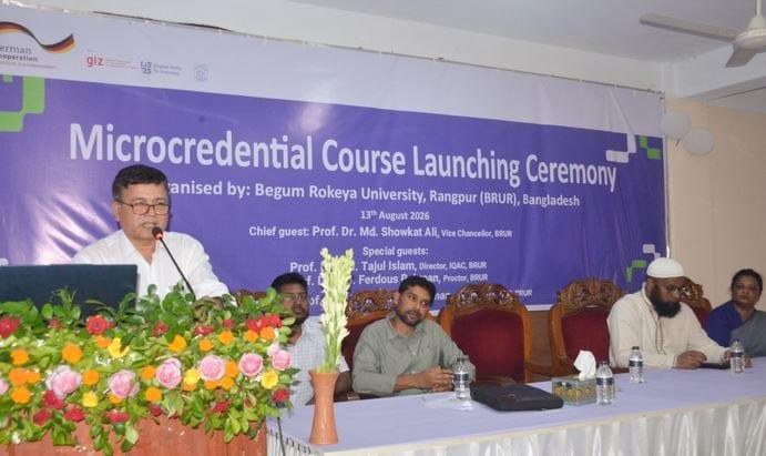 Micro-credential course to develop skills of students launched at BRUR | News